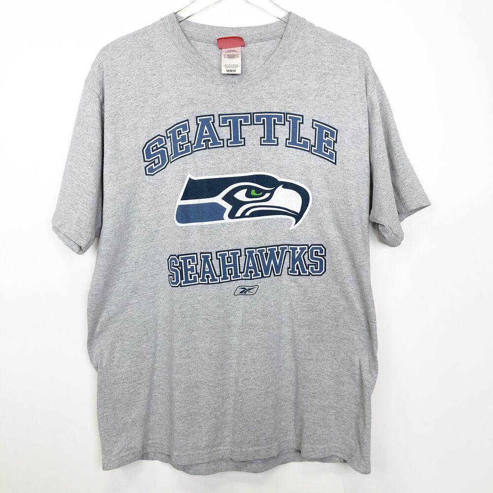 Reebok Seattle Seahawks Gray Graphic Tee M